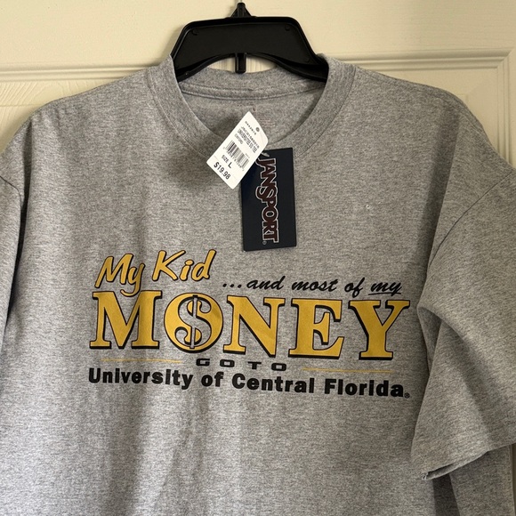 Jansport Gray and Gold University T-Shirt - Picture 4 of 5